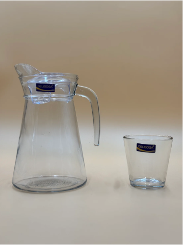 7-Piece DELISOGA Fine Glass Water Set