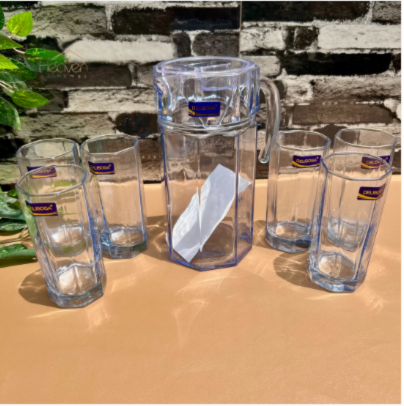 Kitchen Krown 7-Piece Glassware Water Set