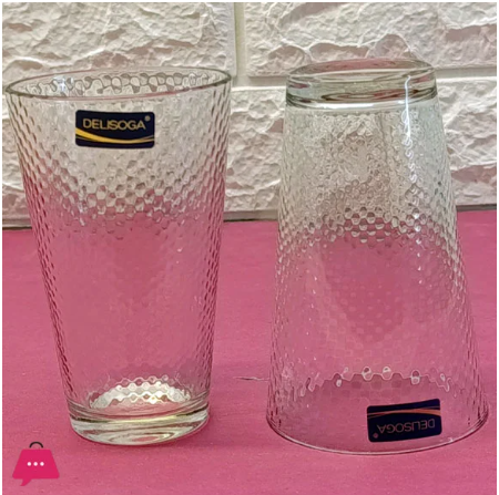 Delisoga Y5076A Premium Glass Tumbler Set – 6pcs