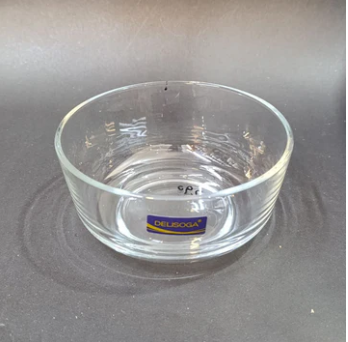 Delisoga Small-Size Clear Glass Bowl