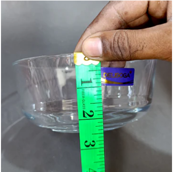 Delisoga Small-Size Clear Glass Bowl