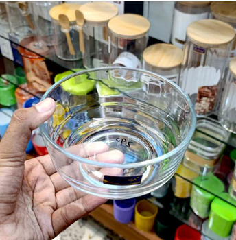 Delisoga Small-Size Clear Glass Bowl