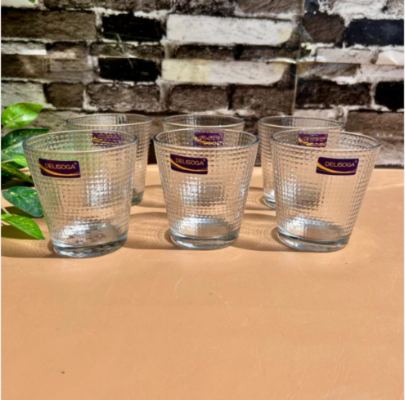 Delisoga Drinking Glasses Set 6-Piece