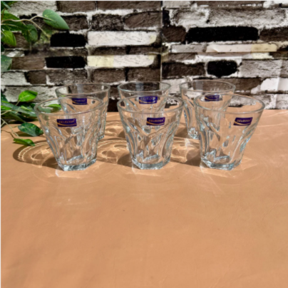 Delisoga Glass Tumbler Set of 6 piece