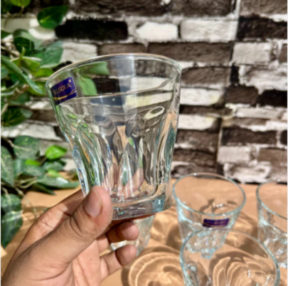 Delisoga Glass Tumbler Set of 6 piece