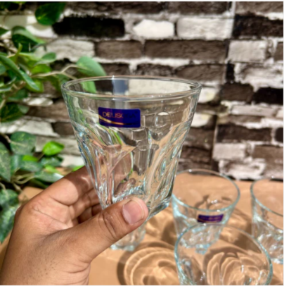 Delisoga Glass Tumbler Set of 6 piece