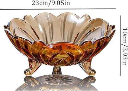 Kitchen Krown 7-Piece Glass Golden Bowl Set