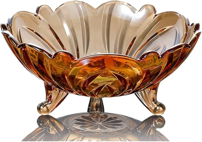 Kitchen Krown 7-Piece Glass Golden Bowl Set