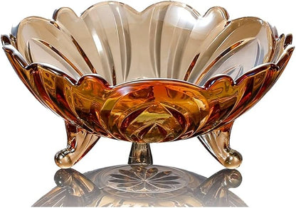 Kitchen Krown 7-Piece Glass Golden Bowl Set